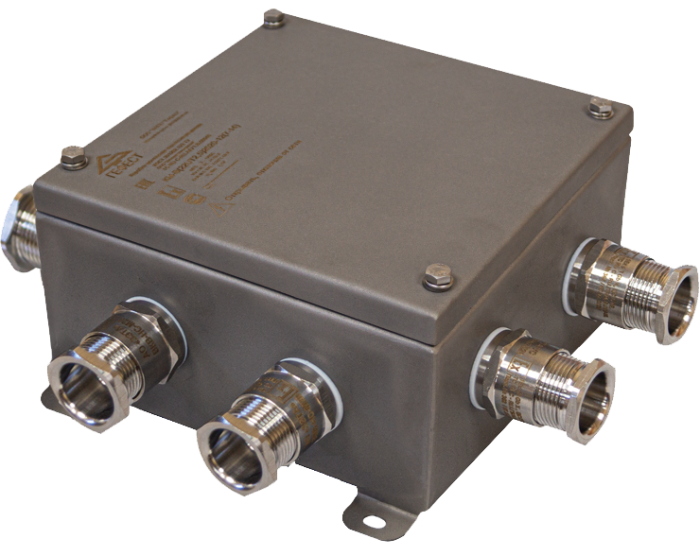 Коробки взрывозащищенные огнестойкие КМ-ВО (8к)-IP66 2020